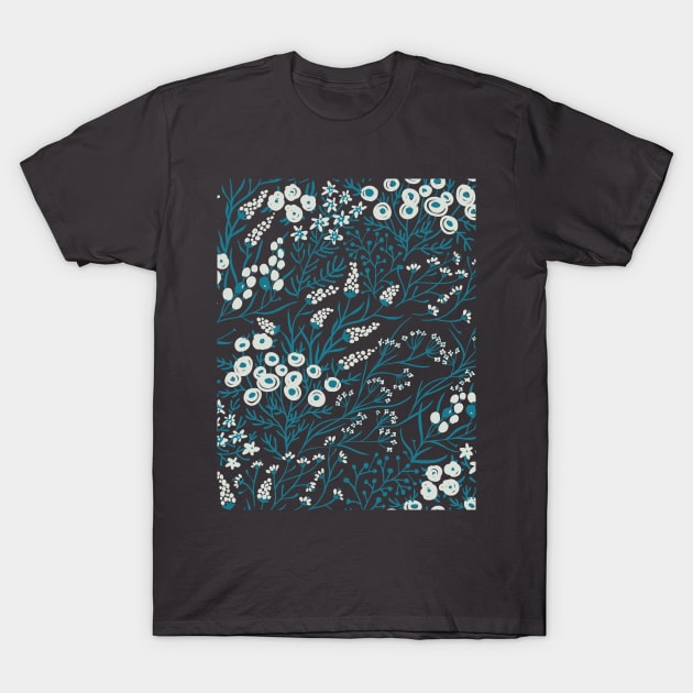 Flowers And Leaves Of Nature T-Shirt by waltzart